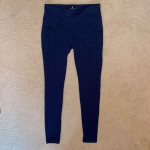 Athleta Leggings in Navy - Size Medium Tall